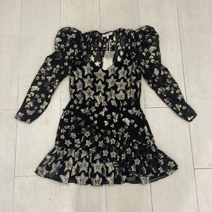 LoveSHACKFancy- CADEN DRESS BLACK